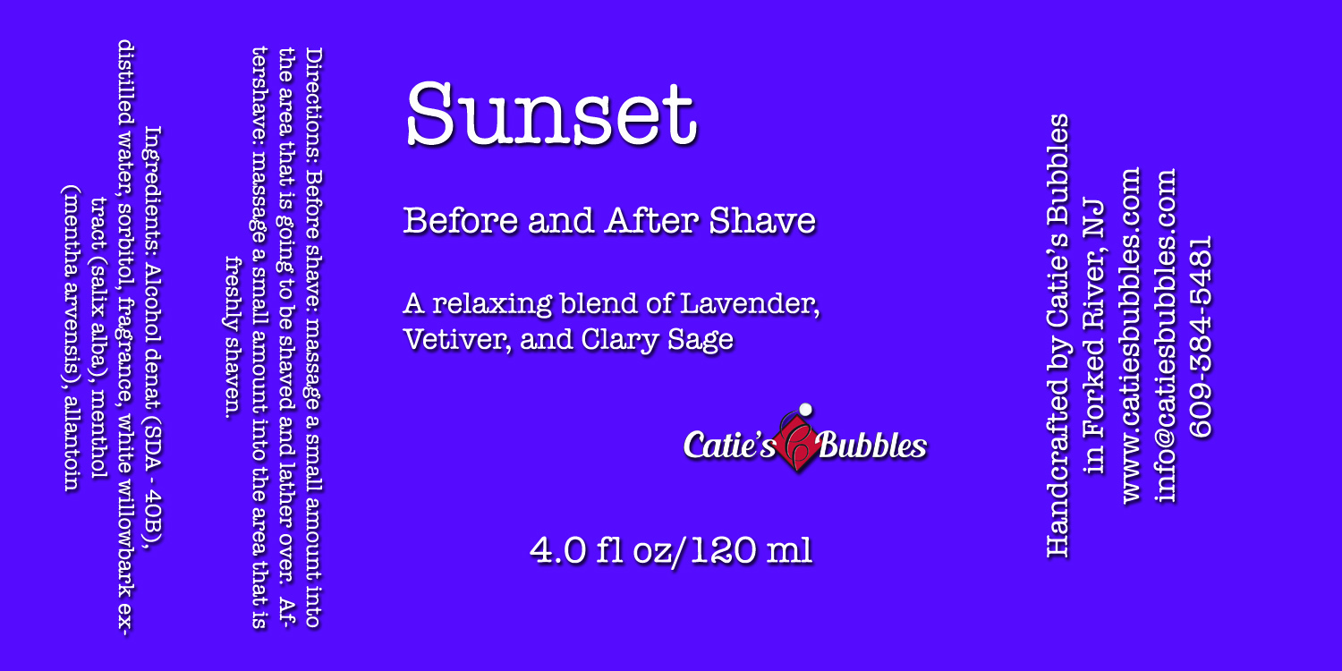 Sunset Before and After Shave Sunset Before and After Shave